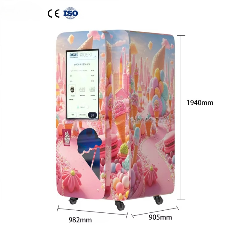 Soft Ice Cream Vending Machine - Commercial Ice Maker reseña y precio