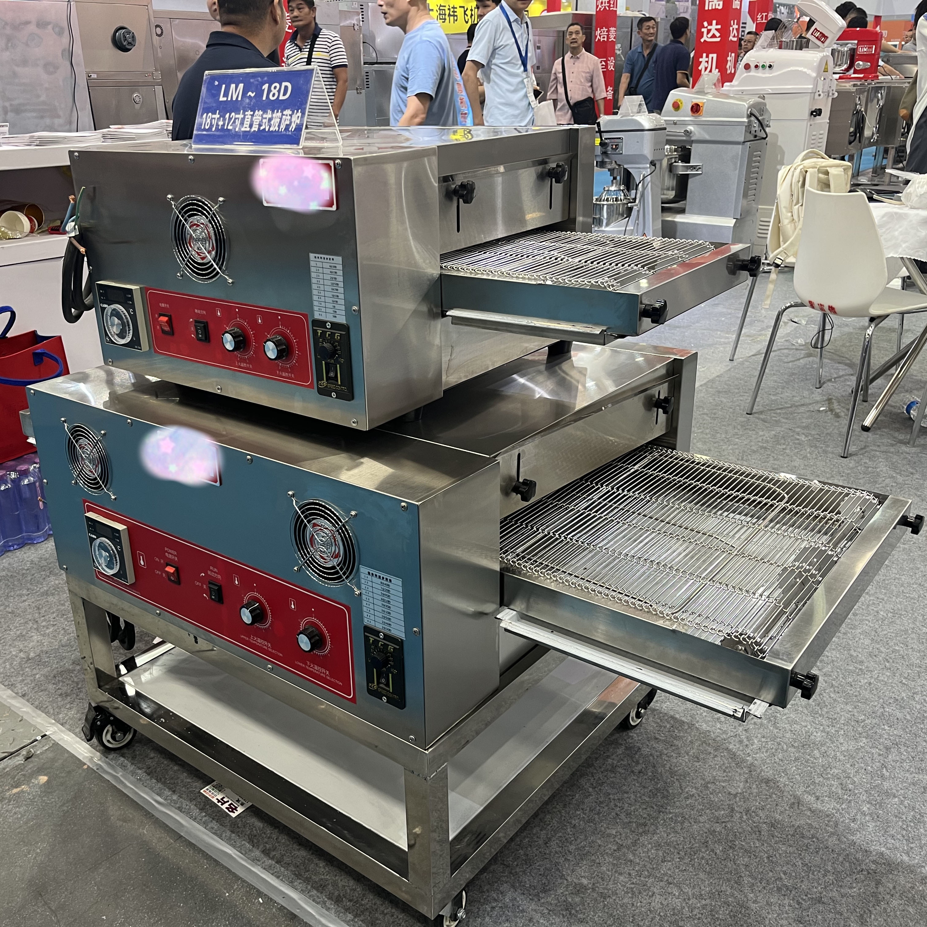 Bakery Equipment Electric Conv - Pizza Conveyor Oven reseña y precio