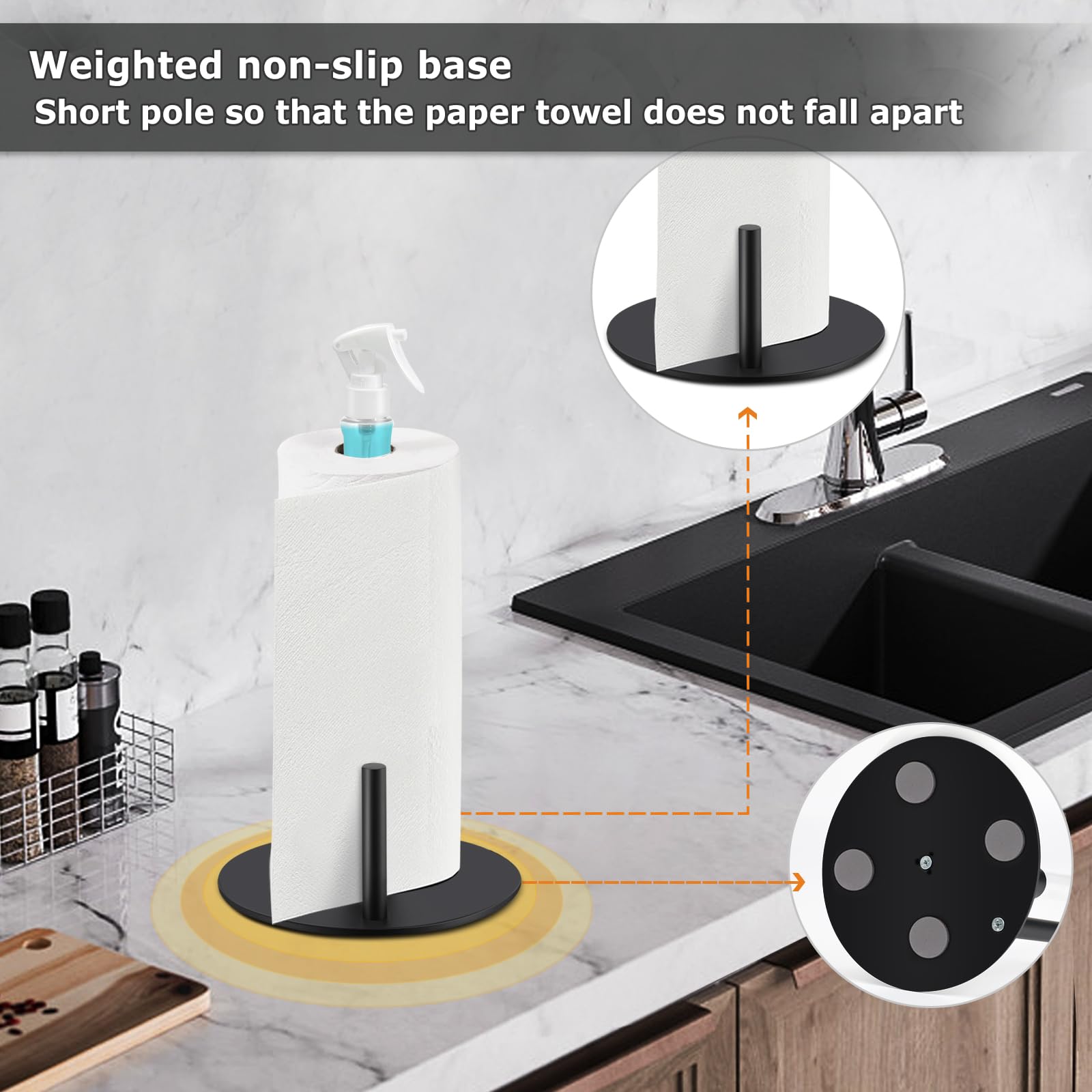 Paper Towel Holder with Spray  - Commercial Kitchen Sprayer reseña y precio