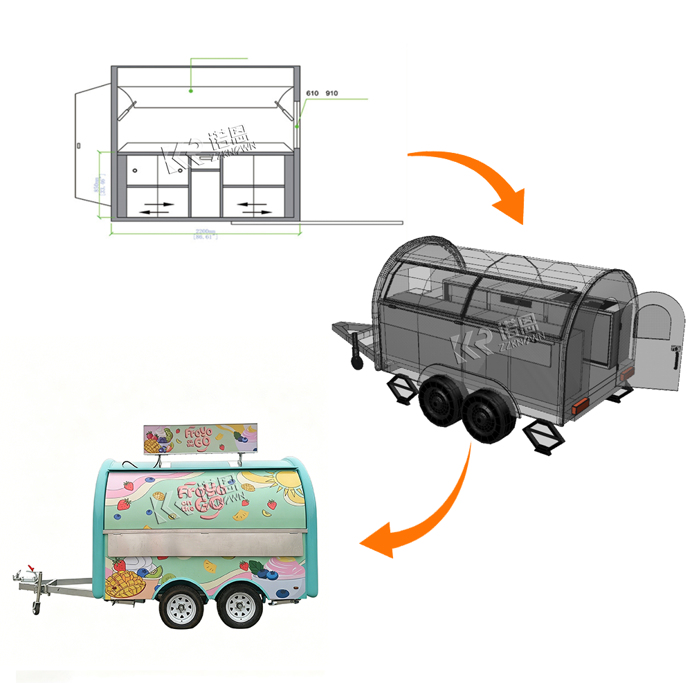 Mobile Food Trailer Commercial - Commercial Kitchen Kitchen reseña y precio