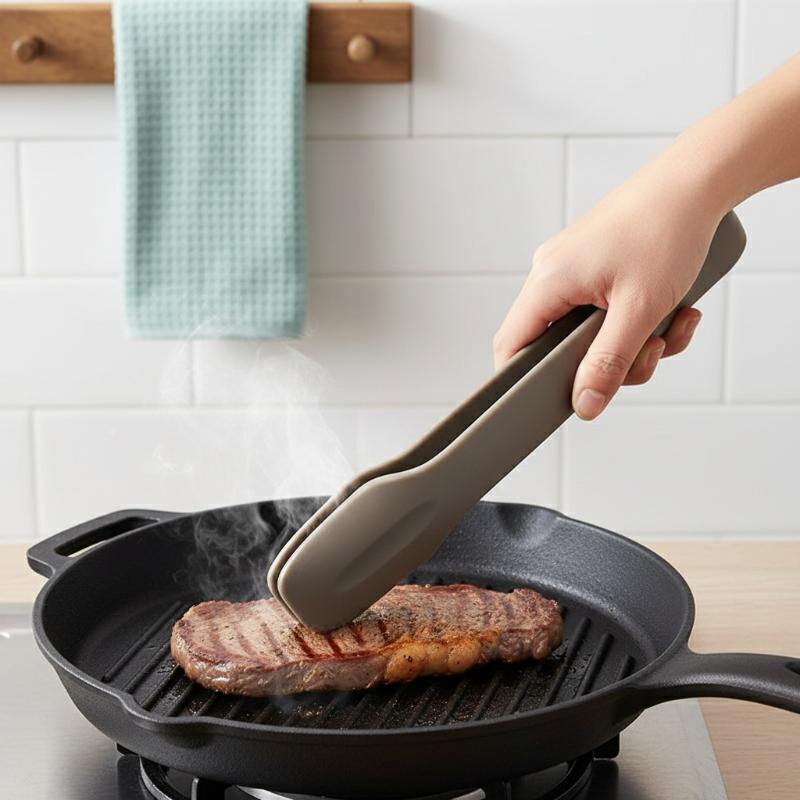 3pcs Plastics Food Tongs NonSl - Commercial Kitchen Utensils reseña y precio