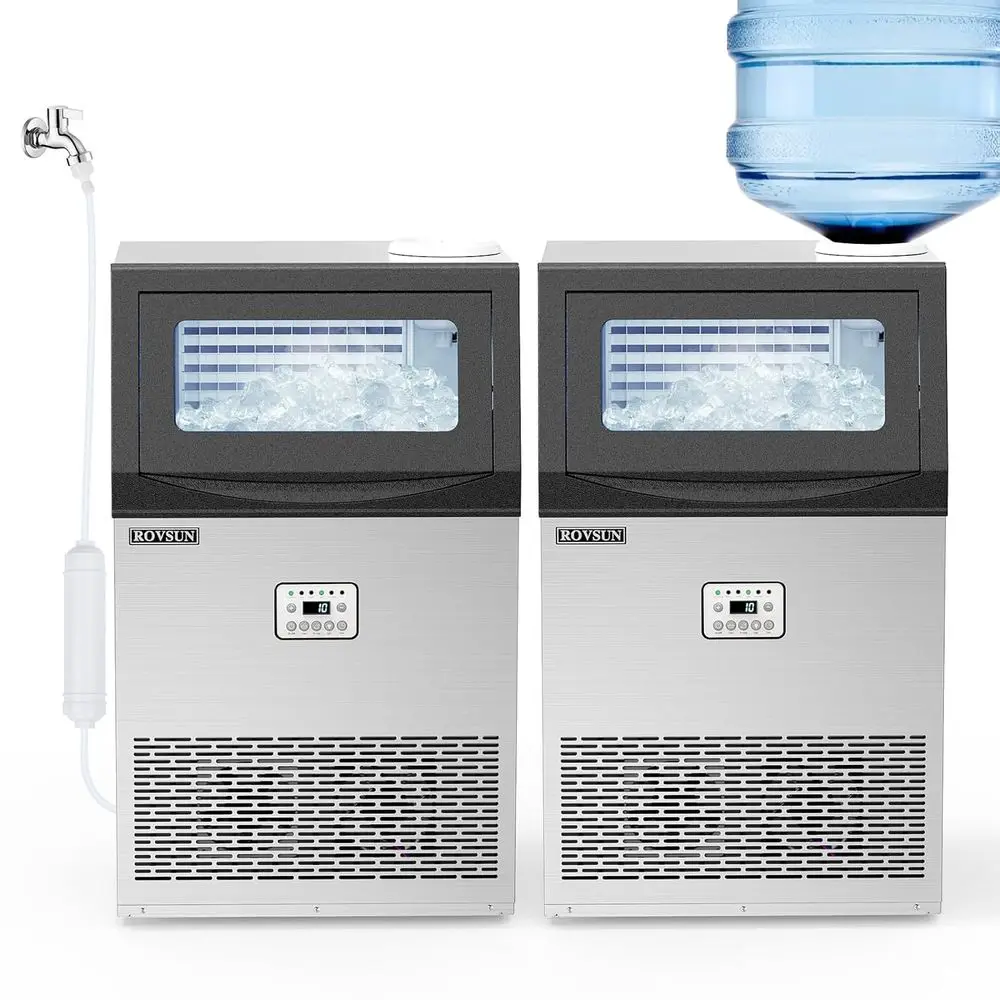 110LBS/24H Commercial Ice Make - Commercial Ice Maker reseña y precio