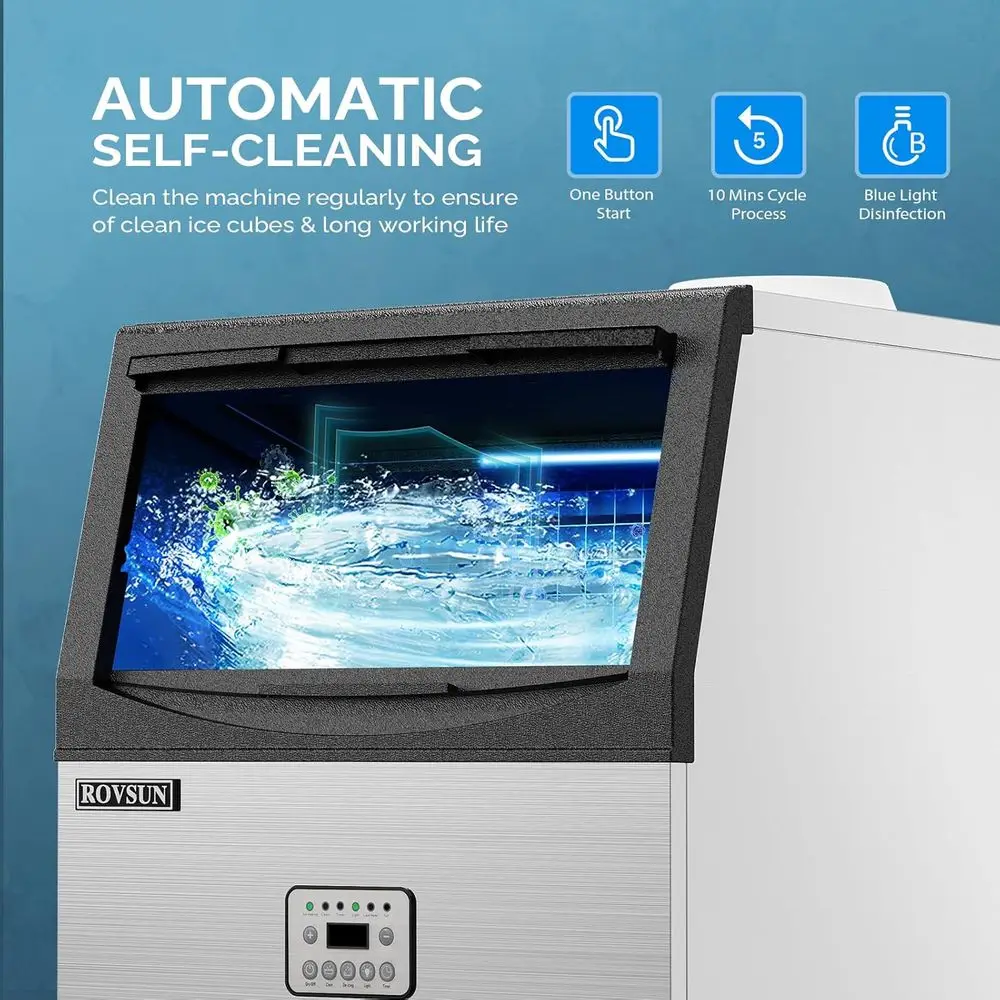 110LBS/24H Commercial Ice Make - Commercial Ice Maker reseña y precio