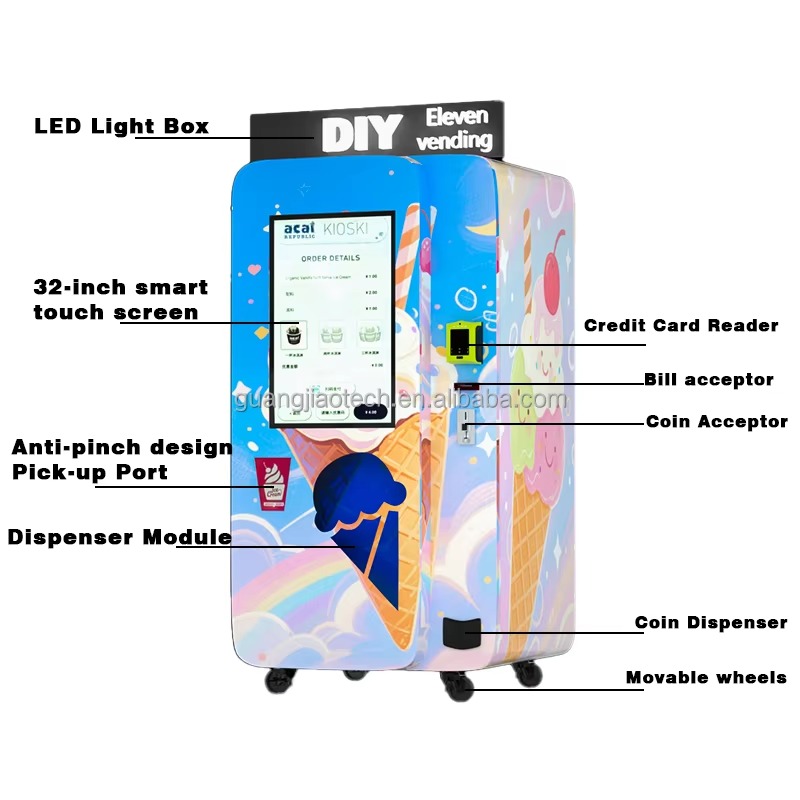 Smart Commercial Ice Cream Ven - Commercial Ice Maker reseña y precio
