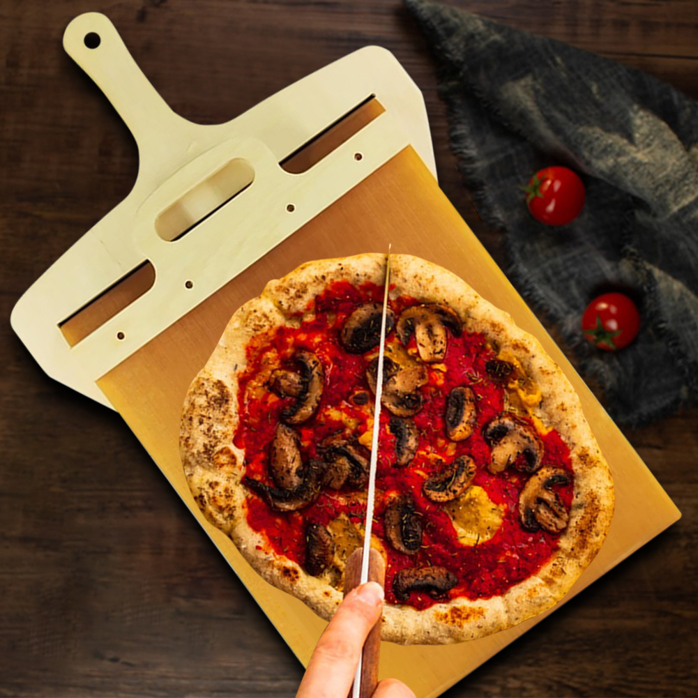 1pcs Portable Sliding Pizza Sh - Pizza Conveyor Oven reseña y precio