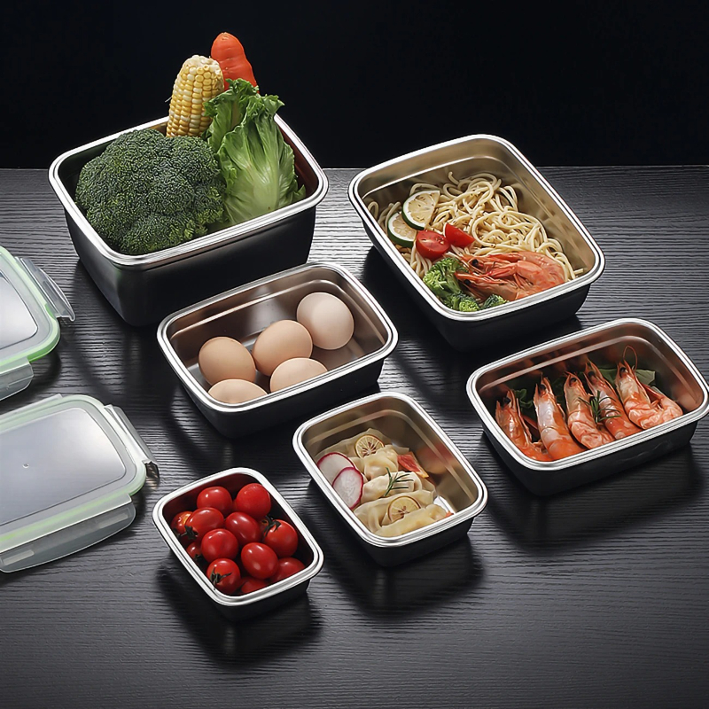 304 Stainless Steel Lunch Box  - Commercial Kitchen Organization reseña y precio