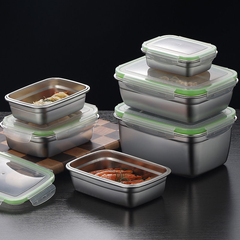 304 Stainless Steel Lunch Box  - Commercial Kitchen Organization reseña y precio