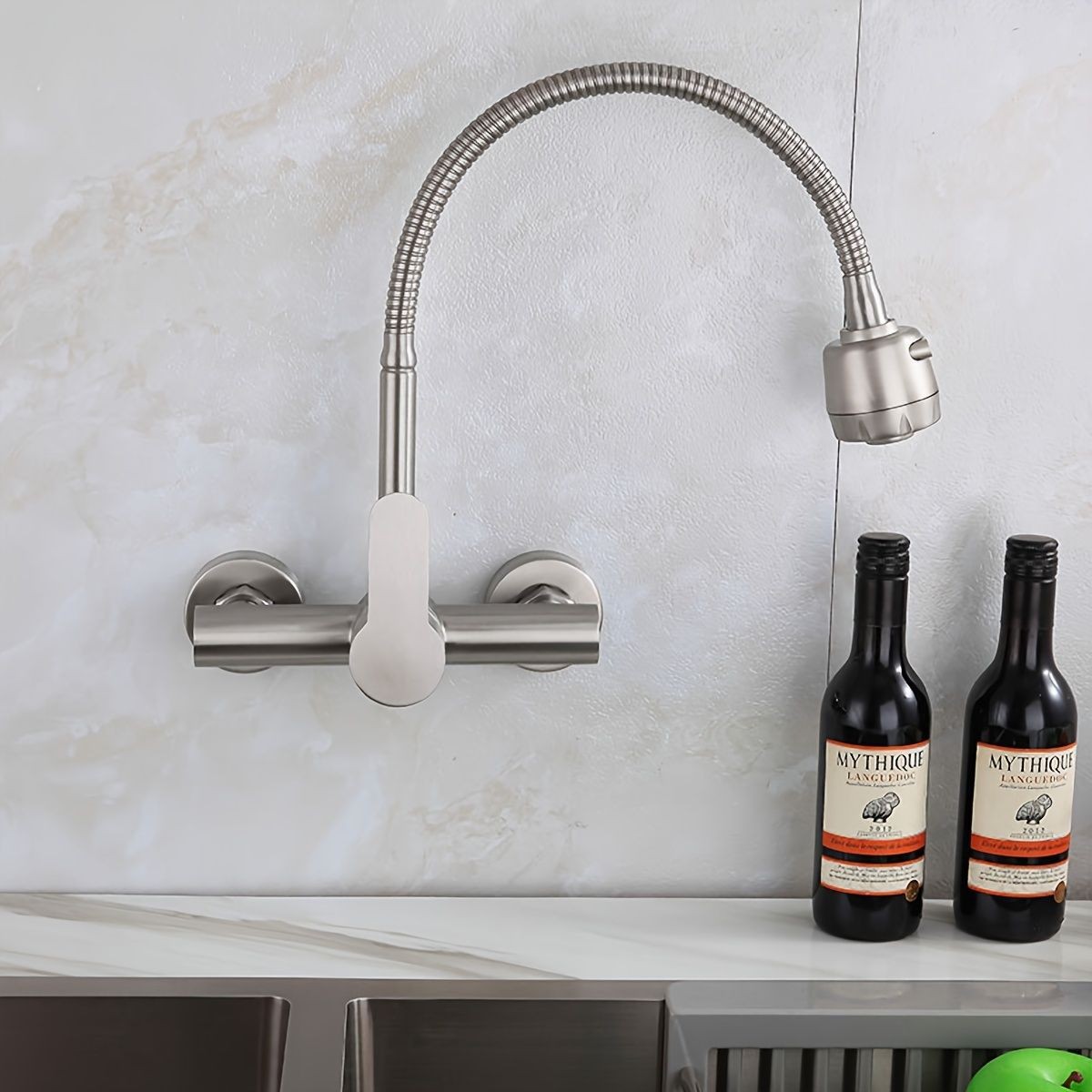 Wall-mounted kitchen faucet, s - Commercial Kitchen Utensils reseña y precio