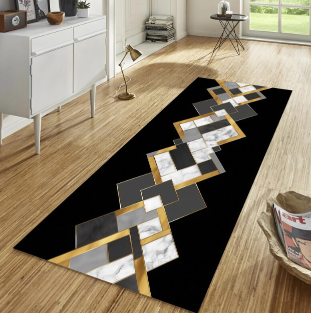 Checkerboard Vinyl Runner Rug  - Commercial Kitchen Tile Flooring reseña y precio