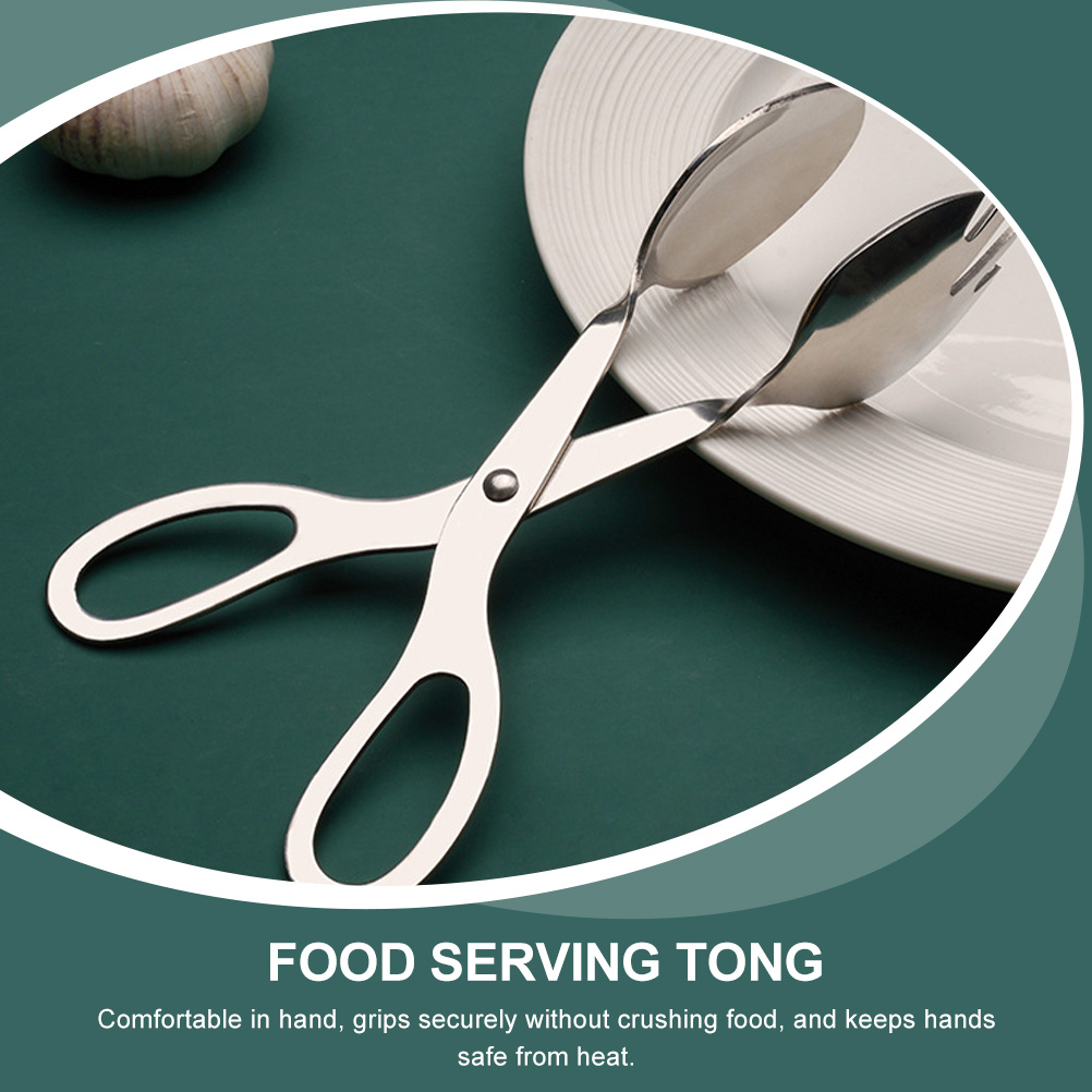 Stainless Steel Salad Tongs Br - Commercial Kitchen Utensils reseña y precio