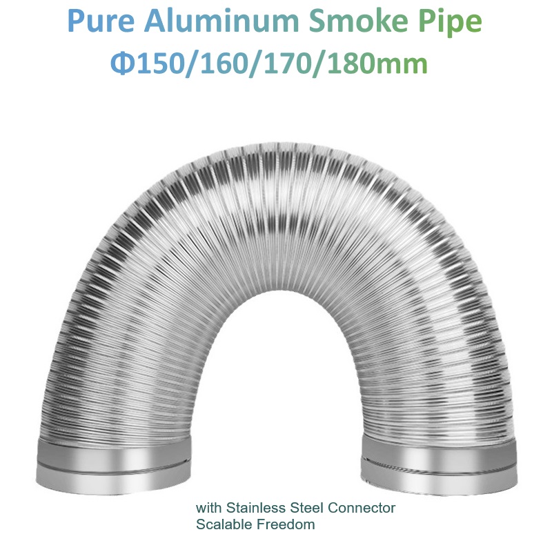 Φ90-180mm Pure Aluminum Smoke  - Commercial Kitchen Ventilation reseña y precio