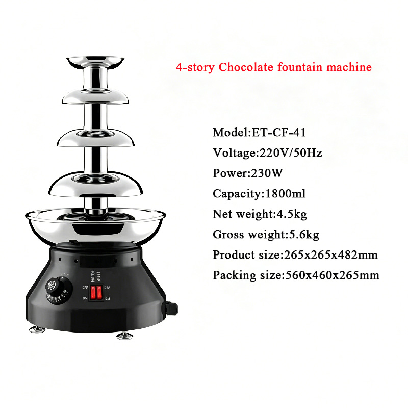 Stainless Steel Chocolate Foun - Chocolate Fountain Commercial reseña y precio