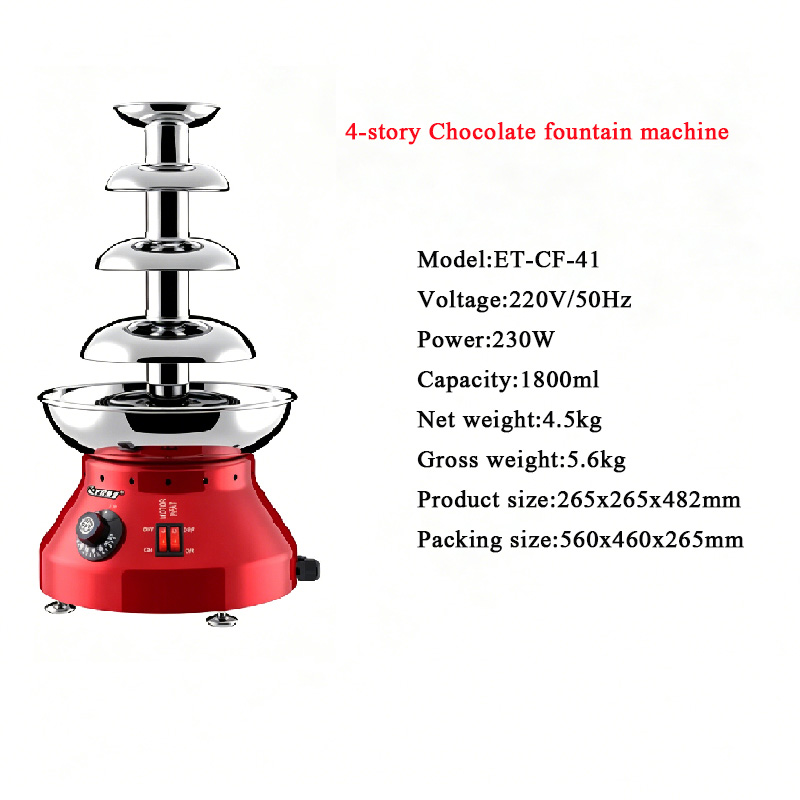 Stainless Steel Chocolate Foun - Chocolate Fountain Commercial reseña y precio