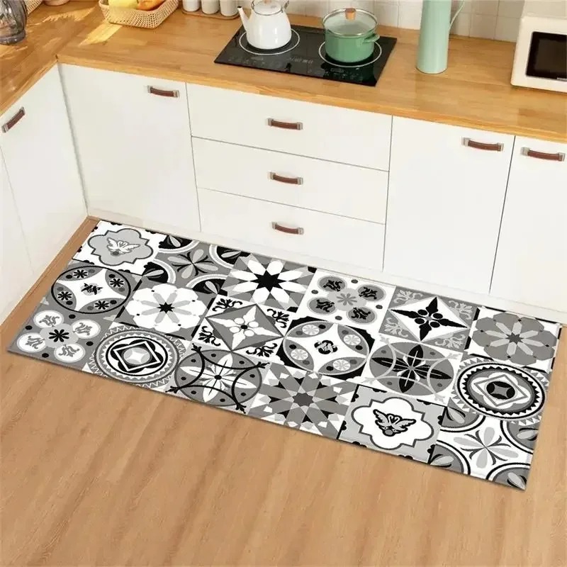 Blue Yellow Vintage Tile Colla - Commercial Kitchen Tile Flooring reseña y precio