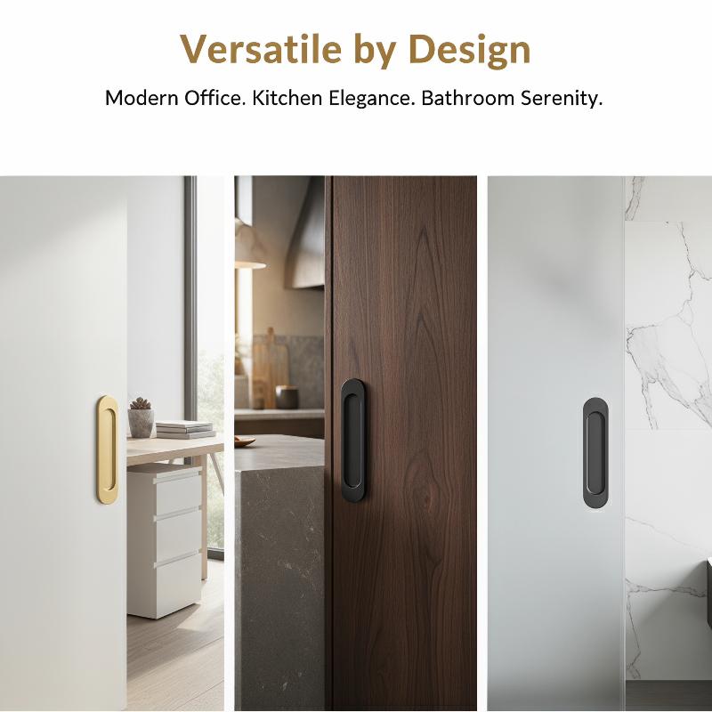 No Punch Sliding Door Handle A - Commercial Kitchen Swing Door reseña y precio