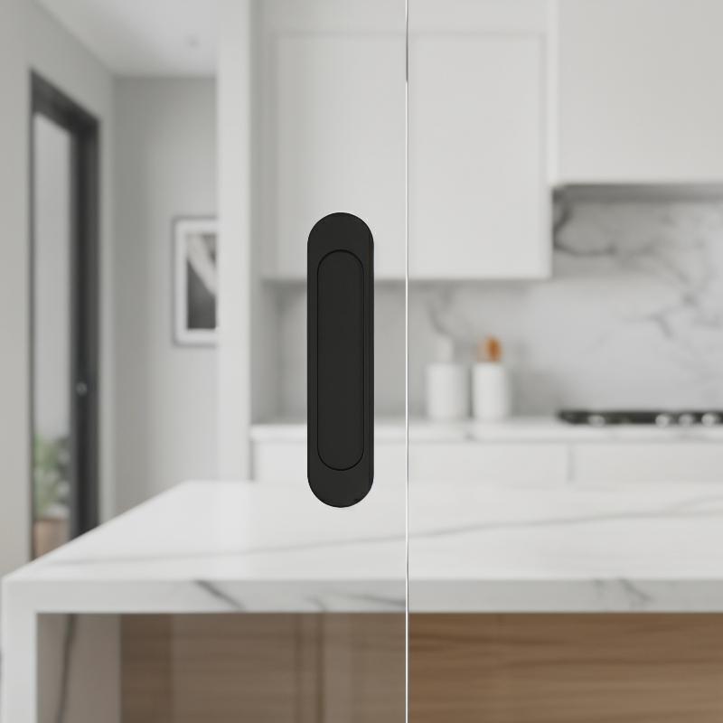 No Punch Sliding Door Handle A - Commercial Kitchen Swing Door reseña y precio