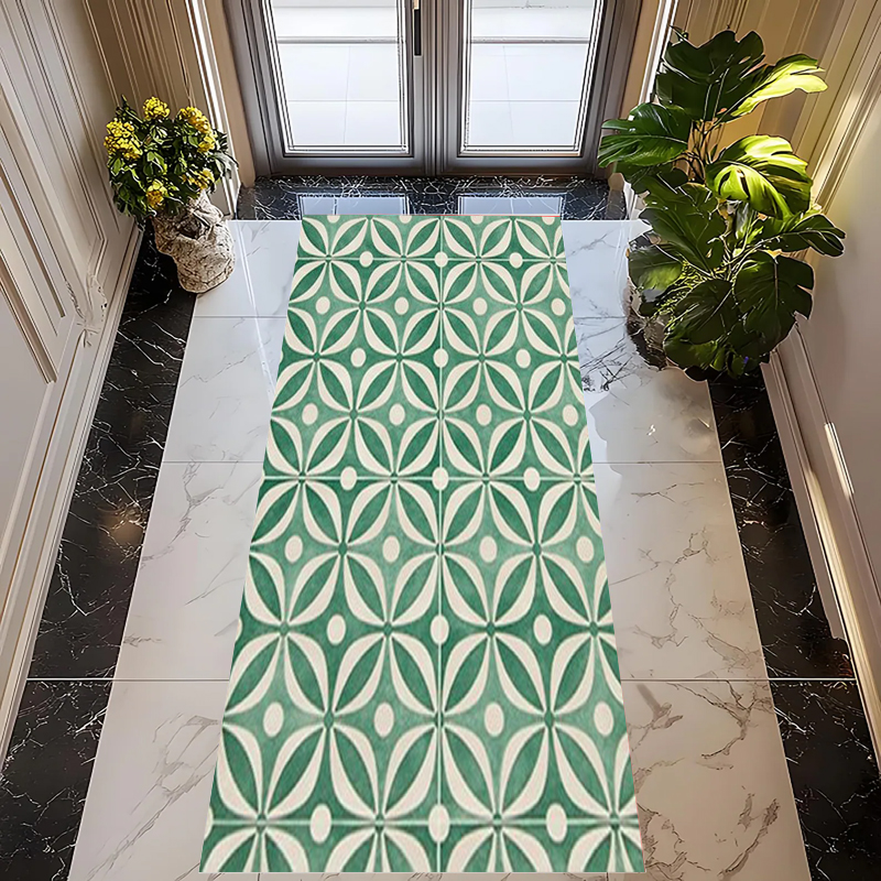 Vintage Green Geometric Tile P - Commercial Kitchen Tile Flooring reseña y precio