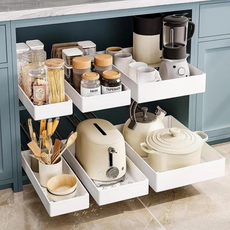 1-2pcs Kitchen Organizer Pull  - Commercial Kitchen Swing Door reseña y precio