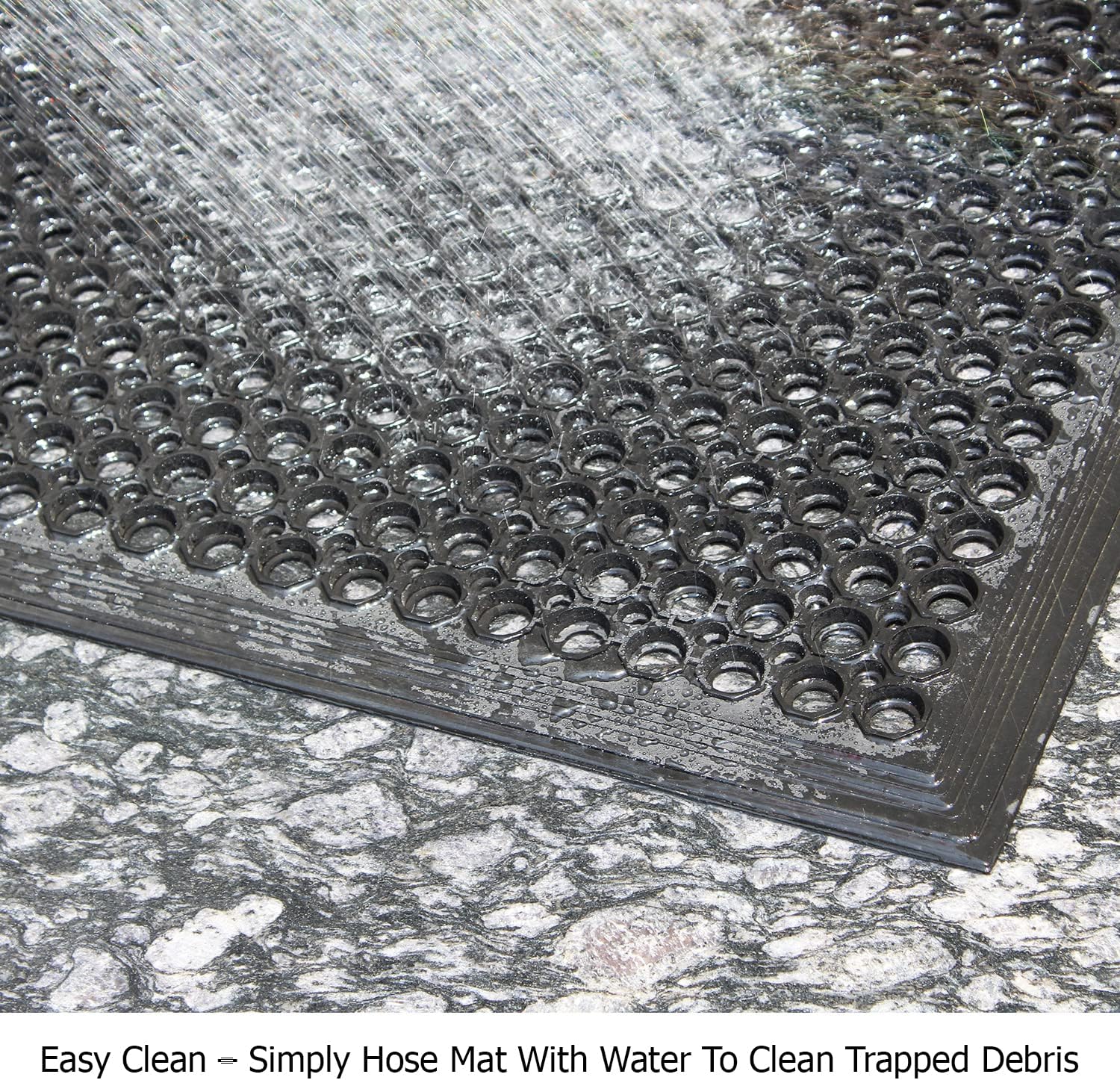 Rubber Doormat - 2 Pack Non Sl - Commercial Kitchen Mats Anti Fatigue reseña y precio