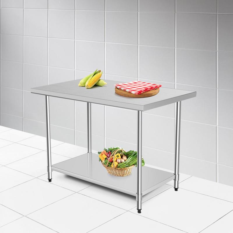 30 x 48 Inch Stainless Steel T - Commercial Kitchen Tables reseña y precio