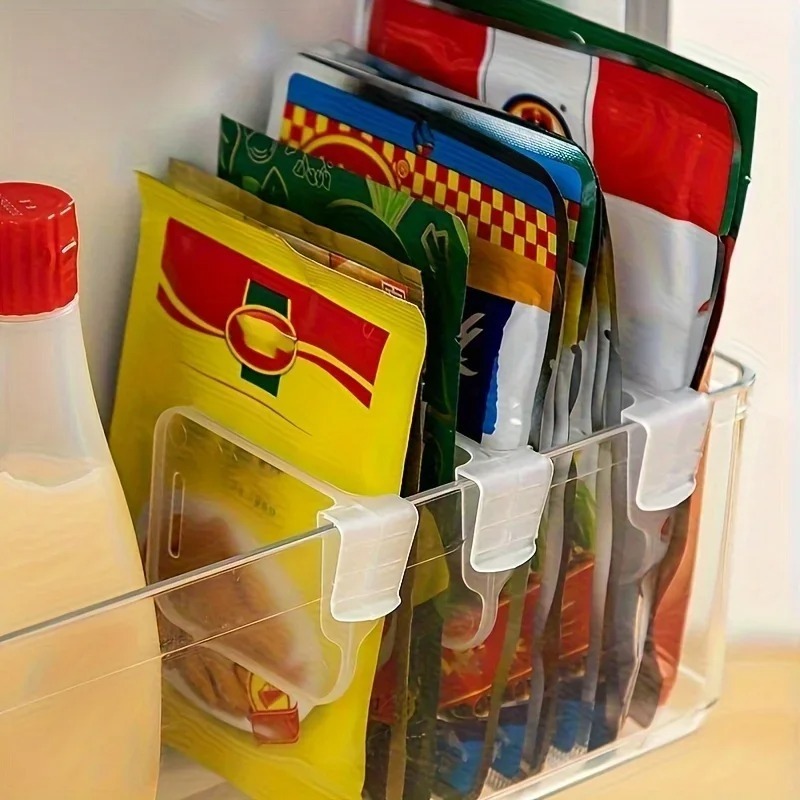 5-20PCS Sturdy Clear Refrigera - Commercial Kitchen Organization reseña y precio