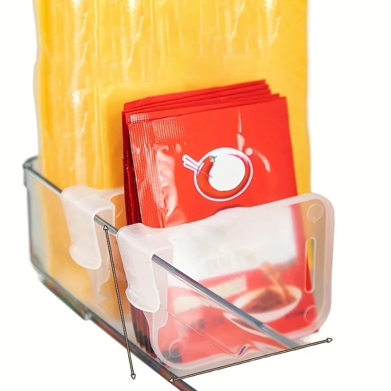 5-20PCS Sturdy Clear Refrigera - Commercial Kitchen Organization reseña y precio