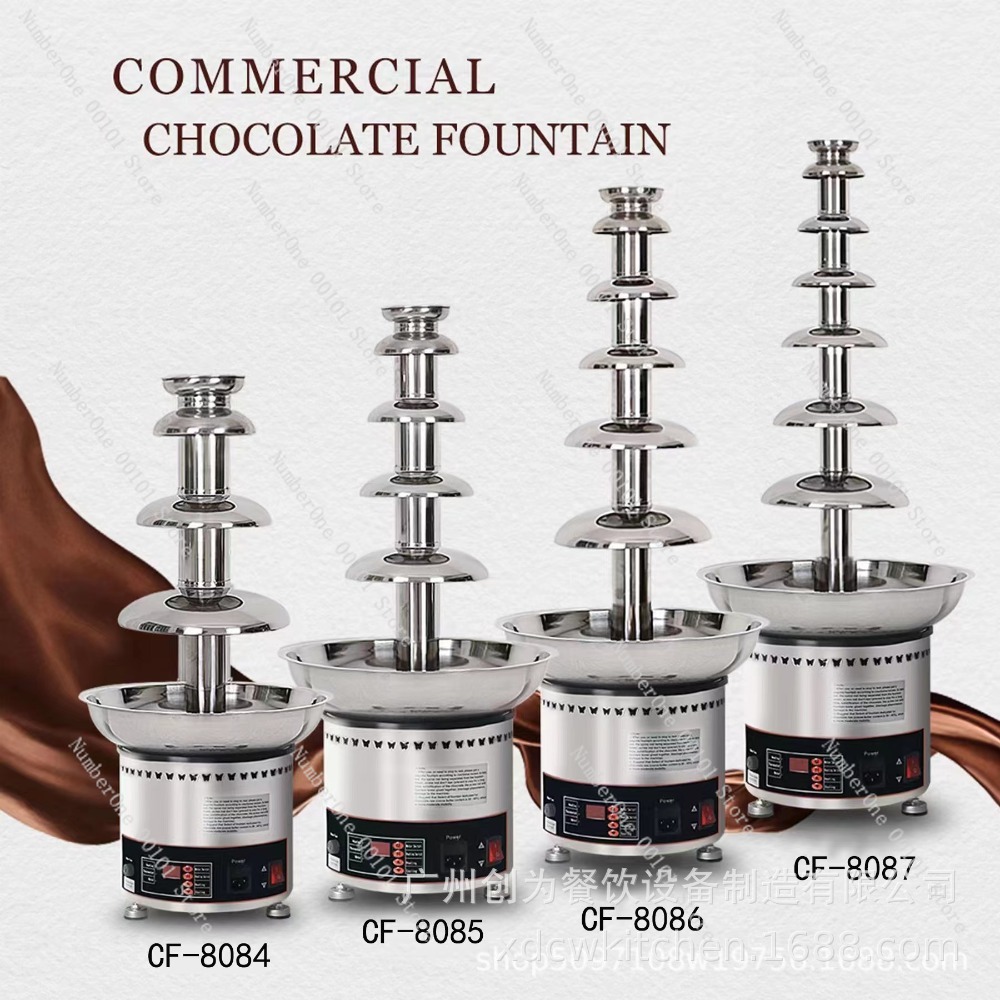 4-7 layers chocolate fountain  - Chocolate Fountain Commercial reseña y precio