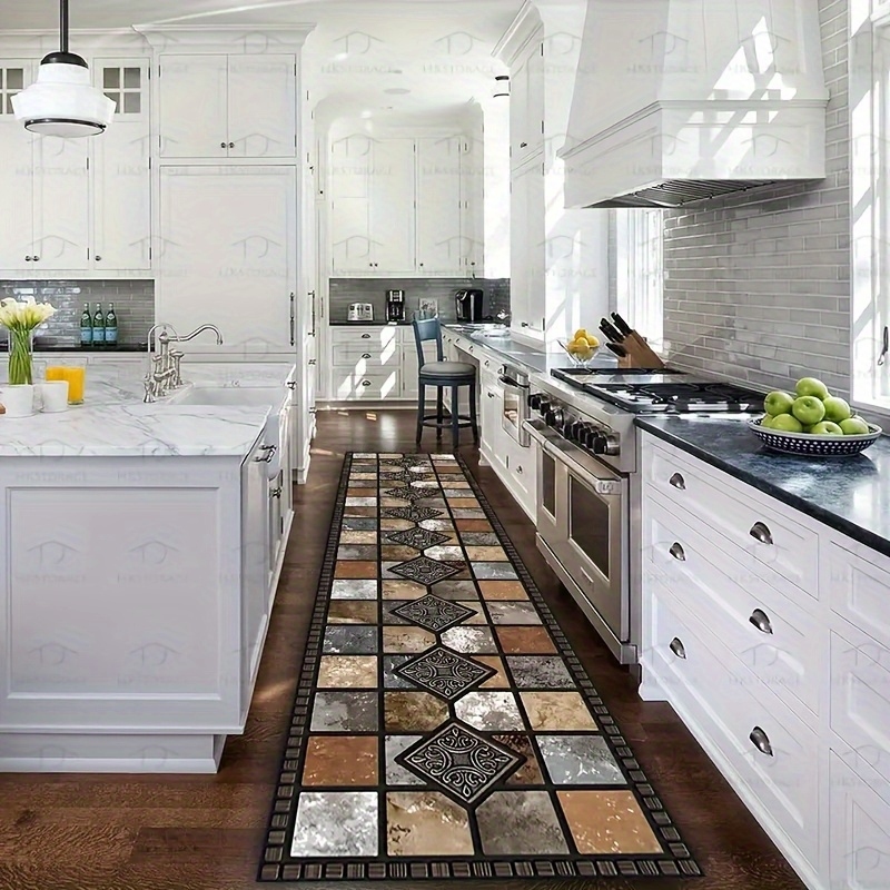 VIKAMA Rustic Geometric Tile P - Commercial Kitchen Tile Flooring reseña y precio