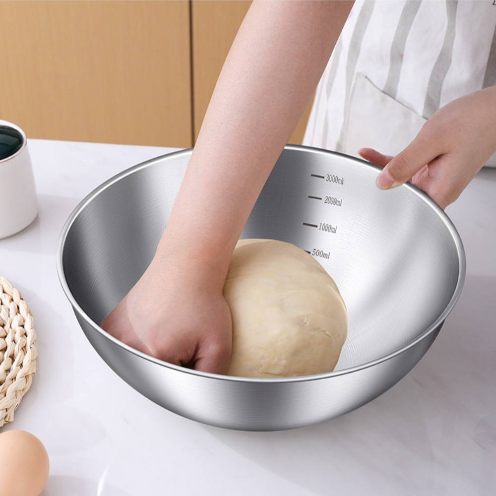 3pcs Stainless Steel Bowl Set  - Commercial Kitchen Organization reseña y precio