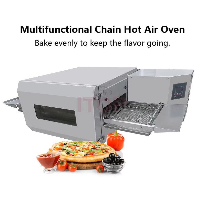 Commercial Chain Conveyor Tunn - Pizza Conveyor Oven reseña y precio