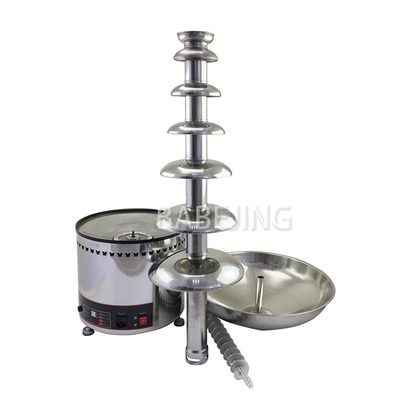 BABEJING High Quality 7-Layer  - Chocolate Fountain Commercial reseña y precio