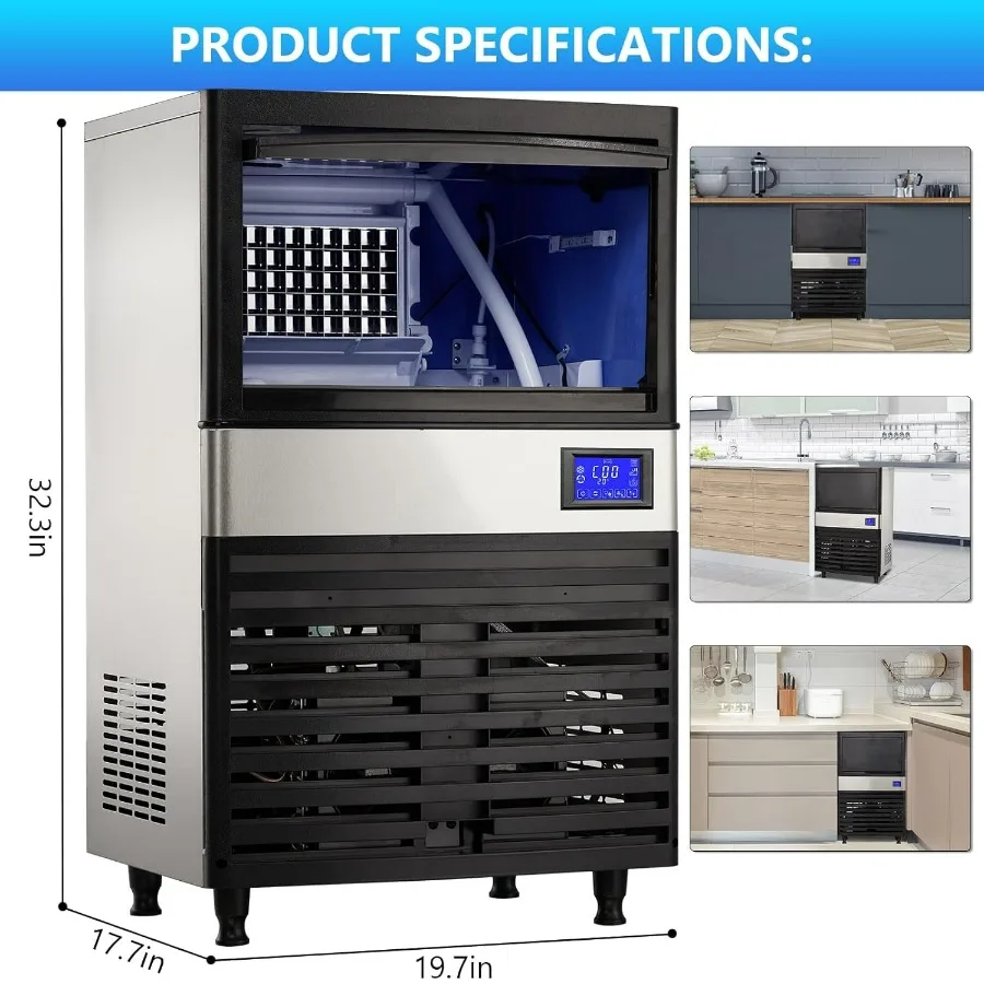 【Best-selling】Commercial Autom - Commercial Ice Maker reseña y precio