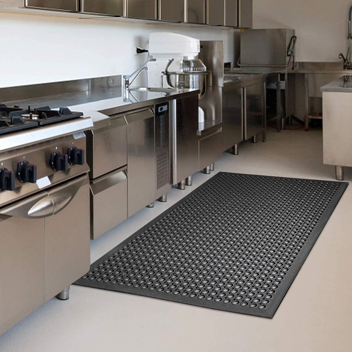 Anti Fatigue Rubber Floor Mat  - Commercial Kitchen Mats Anti Fatigue reseña y precio