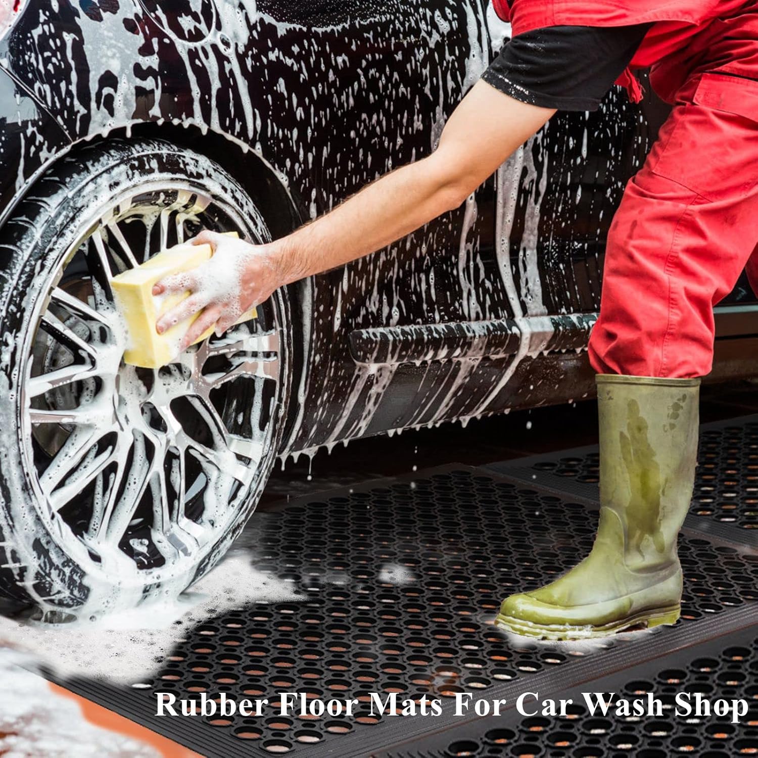 Anti Fatigue Rubber Floor Mat  - Commercial Kitchen Mats Anti Fatigue reseña y precio