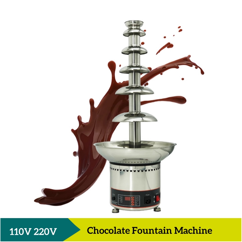 5 layers/6 layers Commercial C - Chocolate Fountain Commercial reseña y precio