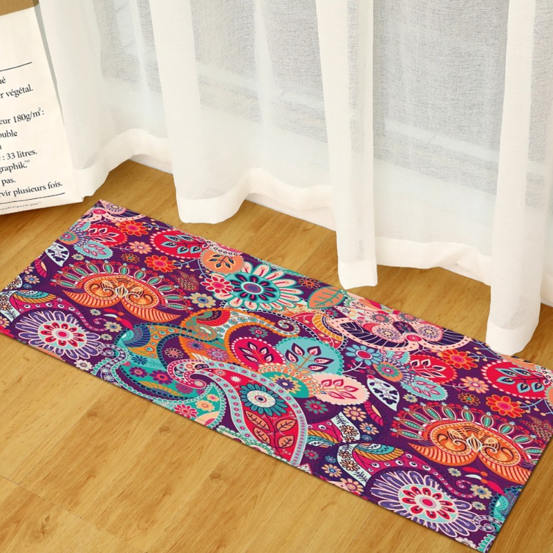 Long Rug Mediterranean Blue-Wh - Commercial Kitchen Tile Flooring reseña y precio