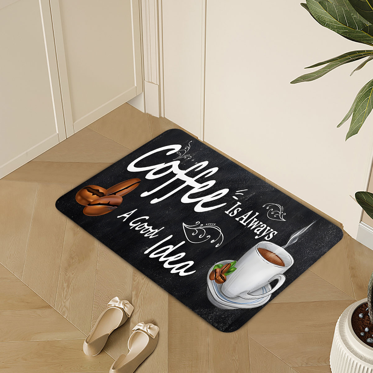 Coffee Time Quote Carpet Mat R - Commercial Kitchen Quotes reseña y precio