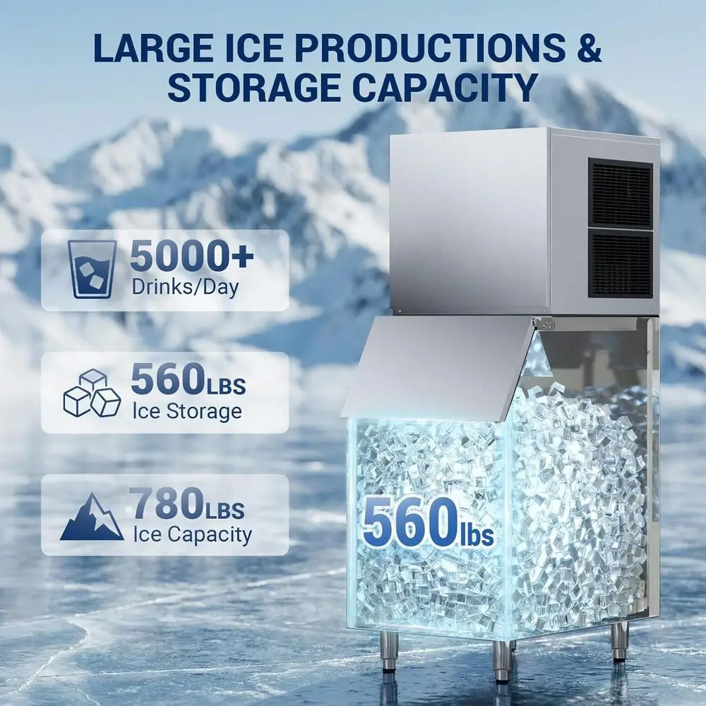 NSF Commercial Ice Machine 780 - Commercial Ice Maker reseña y precio