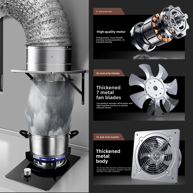 6/8Inch Extractor Ventilation  - Commercial Kitchen Ventilation reseña y precio